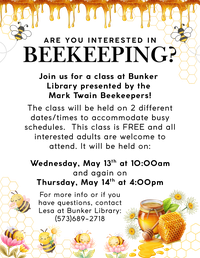 Beekeeping Class at Bunker Library