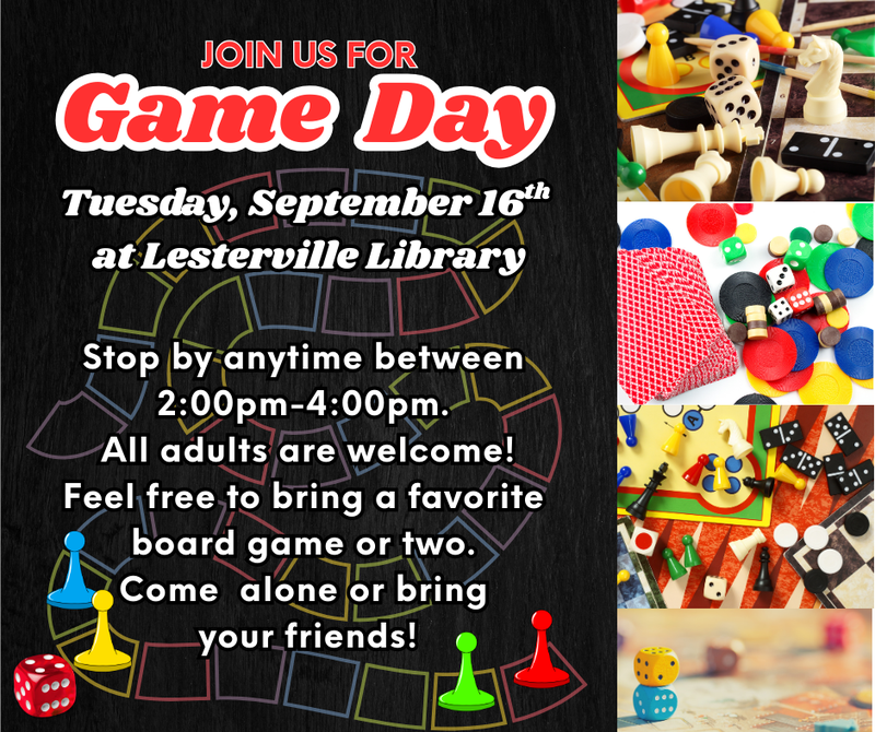 Game Day at Lesterville Library