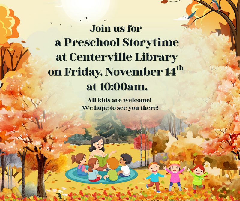 Storytime at Centerville Library