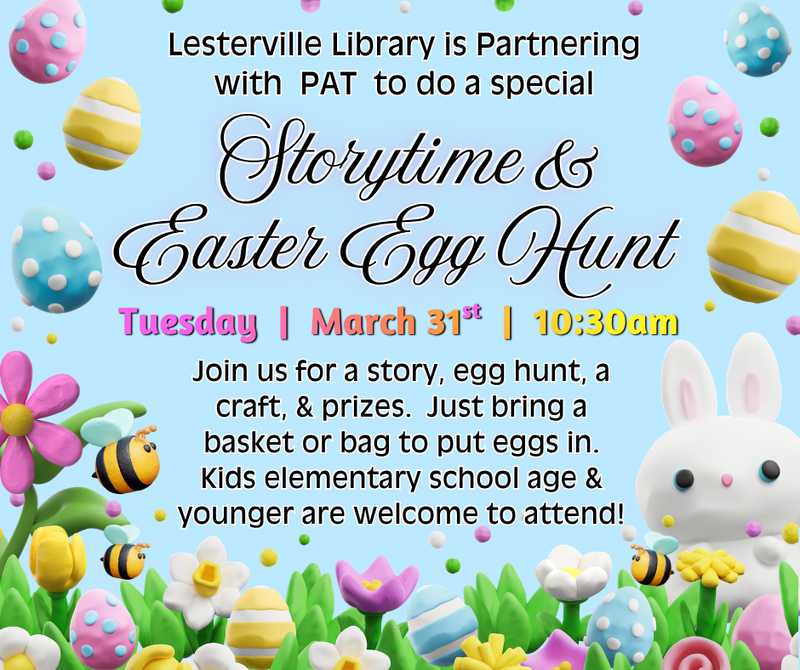Lesterville Library is Partnering with PAT to do a special.png
